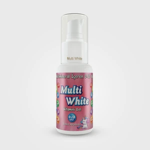 Multi White 0-10 Yaş Multivitamin Multimineral Içeren Natural Sakız Aromalı Çocuk Diş Macunu 50 ml
