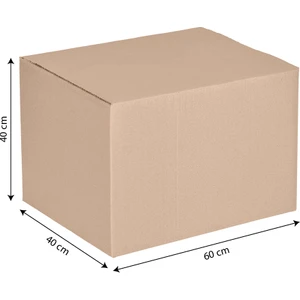 Kutu Marketim 60X40X40 Çift Oluklu Koli - 10 Adet - Taşınma Kolisi -Boş Koli -Ihracat Kolisi