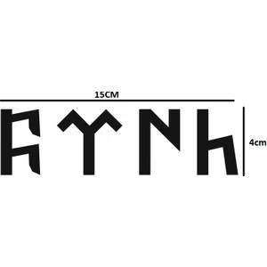 Göktürk Oto Sticker Beyaz