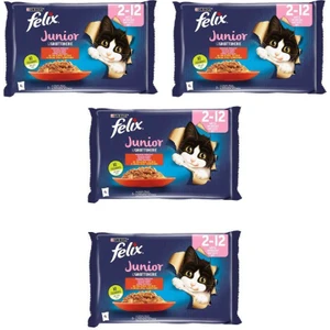 Multipack Sığır ve Tavuk Etli Yavru Kedi Yaş Maması 4X85GR x 4 Adet