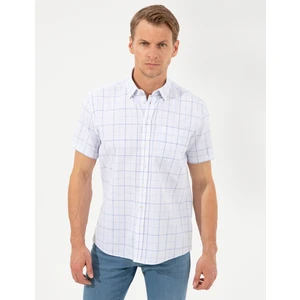 Pierre Cardin Erkek Açık Mavi Regular Fit Kısa Kollu Gömlek 50251236-VR003