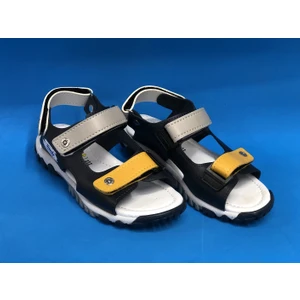 Erkek Çocuk Ortopedik Kaymaz Taban Spor Model Cırtlı Sandalet