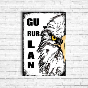 Trend Poster Retro Ahşap Poster