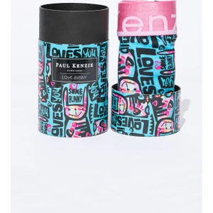 Paul Kenzie Unique Effect Desenli Erkek Boxer - Lovebunny