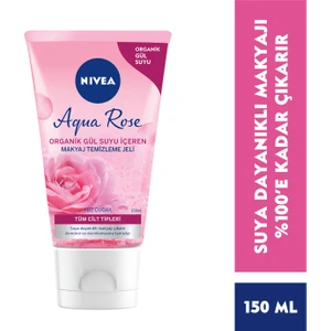 NIVEA Micellair Organik Gül Suyu İçeren Makyaj Temizleme Jeli 150 ml;Dudak ve Yüz için