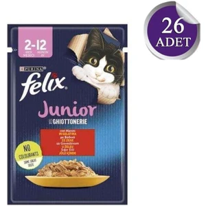 Sığır Etli Yavru Kedi Yaş Maması 85 gr x 26