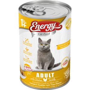 Pet Food Energy Energy 400 g Tavuklu Yetişkin Yaş Konserve Kedi Maması