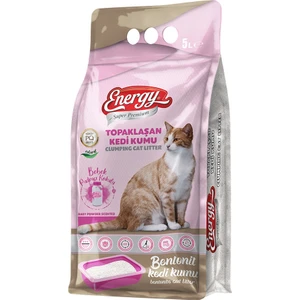 Pet Food Energy Super Premium Energy 5 lt. Bentonit Kedi Kumu Pudra Kokulu