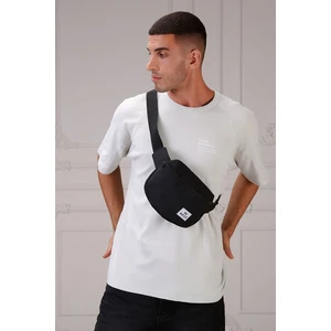 D'vers Unisex Siyah Tek Bölme Bel ve Omuz white Çantasi