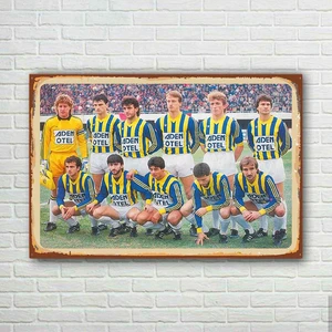 Trend Poster Retro Ahşap Poster