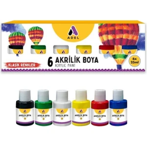 Akrilik Boya Klasik Renk 6 Renk