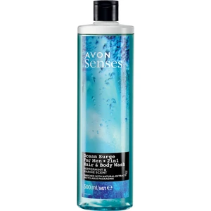Senses Ocean Surge Nane ve Deniz Kokulu Saç ve Vücut Için Erkek Duş Jeli 500 ml