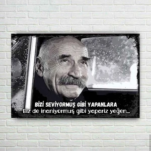 Trend Poster Tuncel Kurtiz Ezel Retro Ahşap Poster