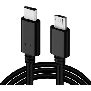 Type C To Mikro USB Şarj ve Data Kablosu 2m