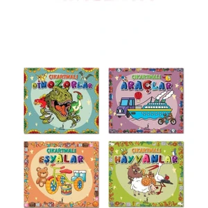 Çıkartmalı Kitaplar Seti – 4 Kitap