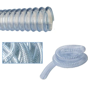 1 1/4''' Şeffaf Spral Spiral Lavabo Hortumu (1 Metre)