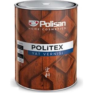 Politex Yat Verniği Parlak Şeffaf 2,5 Litre