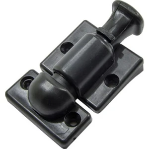 OKÇU KARDEŞLER YAPI MARKET Cam Balkon Kilidi Çocuk Emniyetli Plastik Siyah + 4 Adet Vida