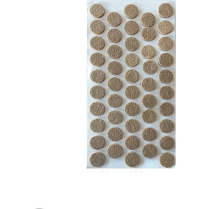 Yapışkanlı Masa Sandalye Keçe Yuvarlak 20 mm (48 Adet) 2 Paket