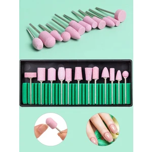 Kuvars Freze Ucu Seti Profesyonel Protez Tırnak Jel Tırnak Kuru Manikür Kullanımına Uygun