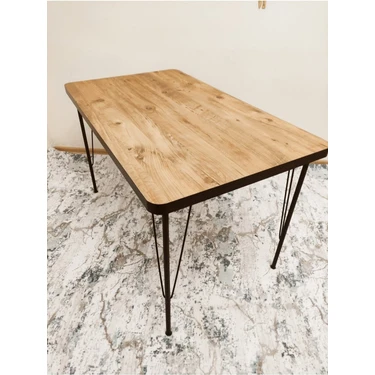 Bambeds Mobilya Atlantik Çam Desen Oval 60X120 Yemek