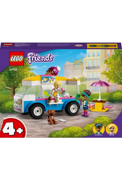 LEGO® Friends Dondurma Kamyonu 41715 - 4 Yaş ve Üzeri Çocuklar Için Kamyon Modeli Içeren Oyuncak Yapım Seti (84 Parça)
