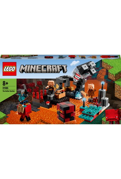 LEGO® Minecraft® Nether Burcu 21185 - 8 Yaş ve Üzeri Çocuklar Için Patlayıcı Savaş Aksiyonlu Oyuncak Yapım Seti (300 Parça)