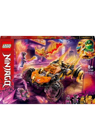 LEGO® Nınjago® Cole'un Ejderha Jipi 71769 - 8 Yaş ve Üzeri Için Bir Ninja Arabası Içeren Oyuncak Yapım Seti (384 Parça)