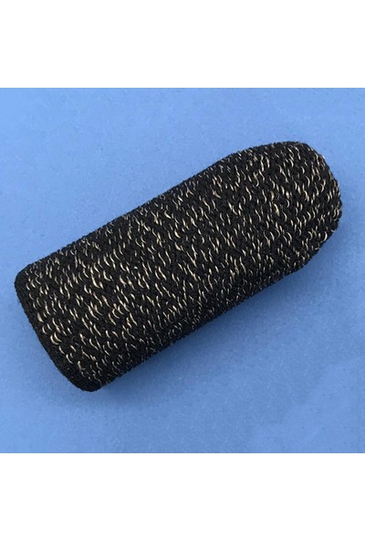 Echoes 2pcs Ter Geçirmez Mobil Oyun Parmak Manşonu Elyaf Parmak Uçları Eldiven Kapağı Çorap Gümüş Fiber Black1 (Yurt Dışından)