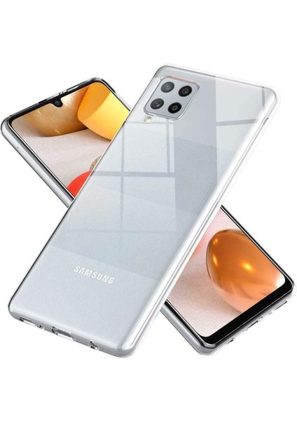 Samsung Galaxy M12 Uyumlu Kılıf Case, Soft, Transparent, Şeffaf Ultra Esnek Ince Silikon