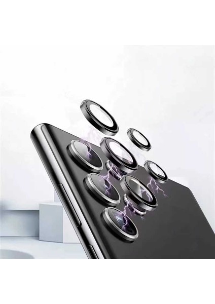 Samsung Galaxy S22 Ultra Uyumlu Kamera Lens Koruyucu Kırılma Önleyici ve Sıvılara Karşı Etkin Koruma