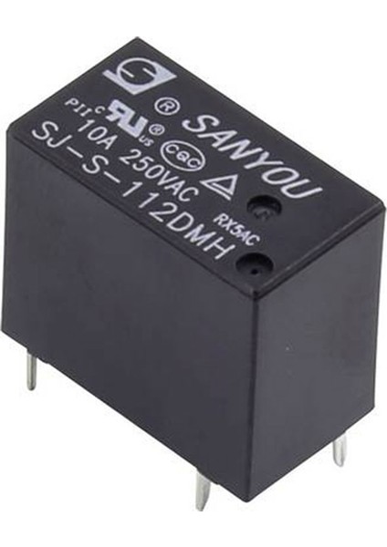 SJ-S-112DMH 12V Röle 10A 250VAC 4 Pin