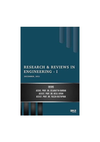 Research And Reviews In Engineering 1 - December 2021