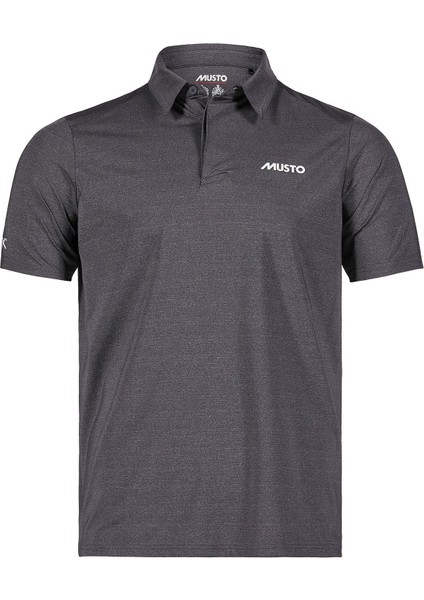 Musto Lpx Sunblock Dynamic Polo Black Erkek T-Shirt / Polo T-Shirt MUS.82098 MUS.990