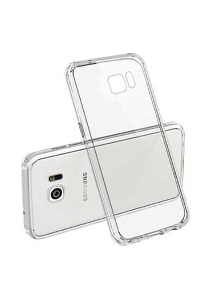 Samsung Galaxy S6 Uyumlu Kılıf Case, Soft, Transparent, Şeffaf Ultra Esnek Ince Silikon