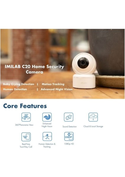 Imilab C20 1080P Wifi Akıllı Ev Güvenlik Ip Kamera fırsatları