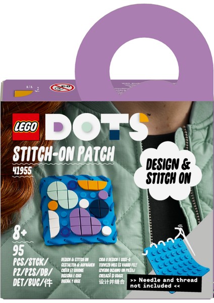 Dots Dikilebilir Kare Parça 41955* 8 Yaş ve Üzeri Sanat ve El Sanatları Meraklıları Için Kendin Yap Kişiselleştirilebilir Moda Süsleme Yapım Seti (95 Parça)