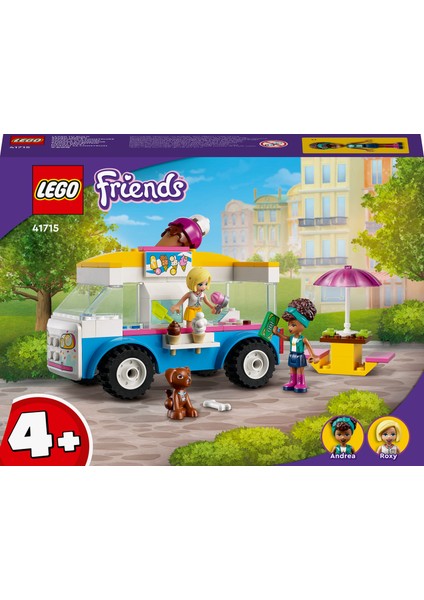 Friends Dondurma Kamyonu 41715 - 4 Yaş ve Üzeri Çocuklar Için Kamyon Modeli Içeren Oyuncak Yapım Seti (84 Parça)