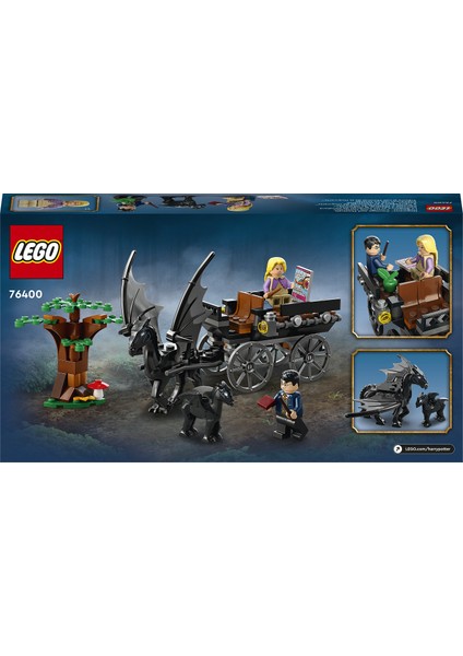 Harry Potter# Hogwarts# Araba ve Testraller 76400 - 7 Yaş ve Üzeri Çocuklar Için Oyuncak Yapım Seti (121 Parça)