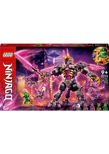 NINJAGO® Kristal Kral 71772 - 9 Yaş ve Üzeri Çocuklar Için Kötü Ninja Karakteri Oyuncak Yapım Seti (722 Parça)