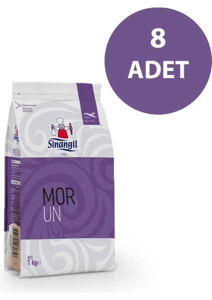 Mor Antioksidan Un 1 kg 8 Adet