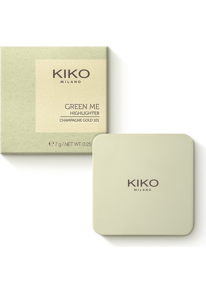KikoMilano Green Me Highlighter 01 - Doğal Işıltı Etkisiyle Pudra Aydınlatıcı, 5 g modelleri