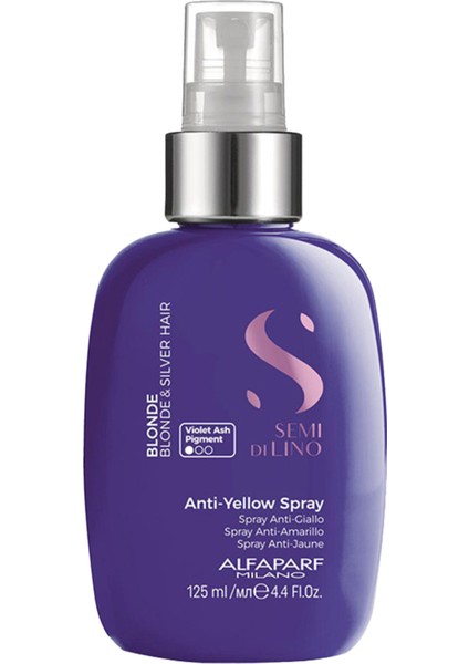 Semi Di Lino Blonde Anti Yellow Sarı Karşıtı Saç Spreyi 125 ml