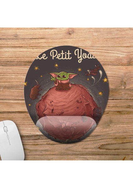 Le Petit Baby Yoda Bilek Destekli Mousepad Model - 1 Oval fiyatları