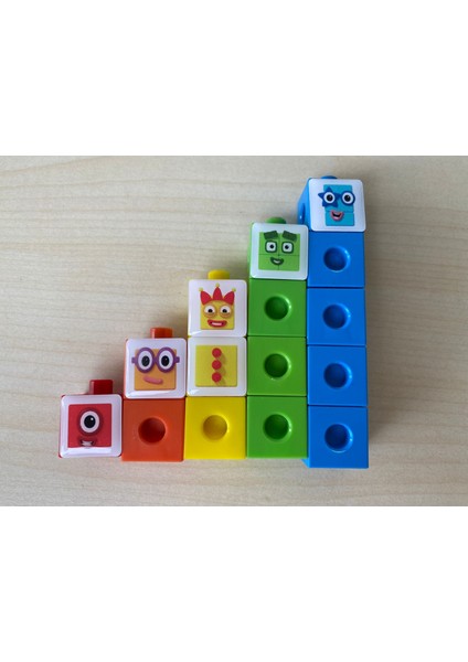 Zk Toys Numberblocks 1-2-3-4-5 LEGO Küp Number Blocks 1-2-3-4-5