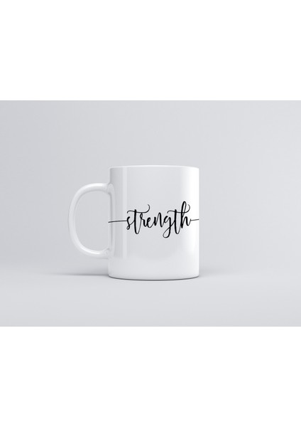 Kaligrafi Strength Kupa Mug