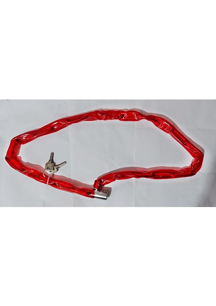 Real ÖZS1203 Pvc Kaplı Çelik Zincirli Bisiklet ve Motorcu Kilidi 100CM
