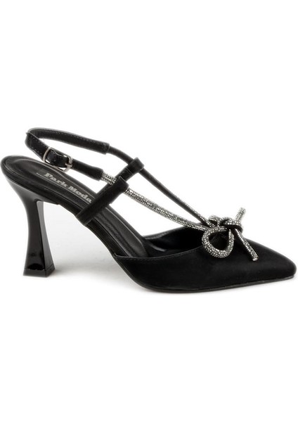 Baggy Kadın Fiyonk Taşlı Topuklu Ayakkabı fiyatları