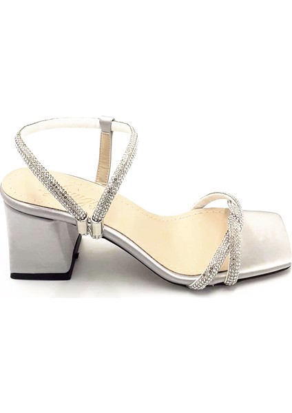 After Saten Topuklu Taşlı Kadın Ayakkabıı fırsatları