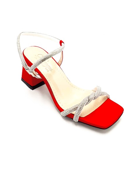 After Saten Topuklu Taşlı Kadın Ayakkabıı fırsatları